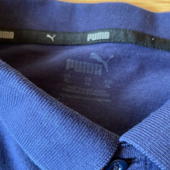 PUMA Men's Essentials Pique Polo XL Black - Picture 4 of 7